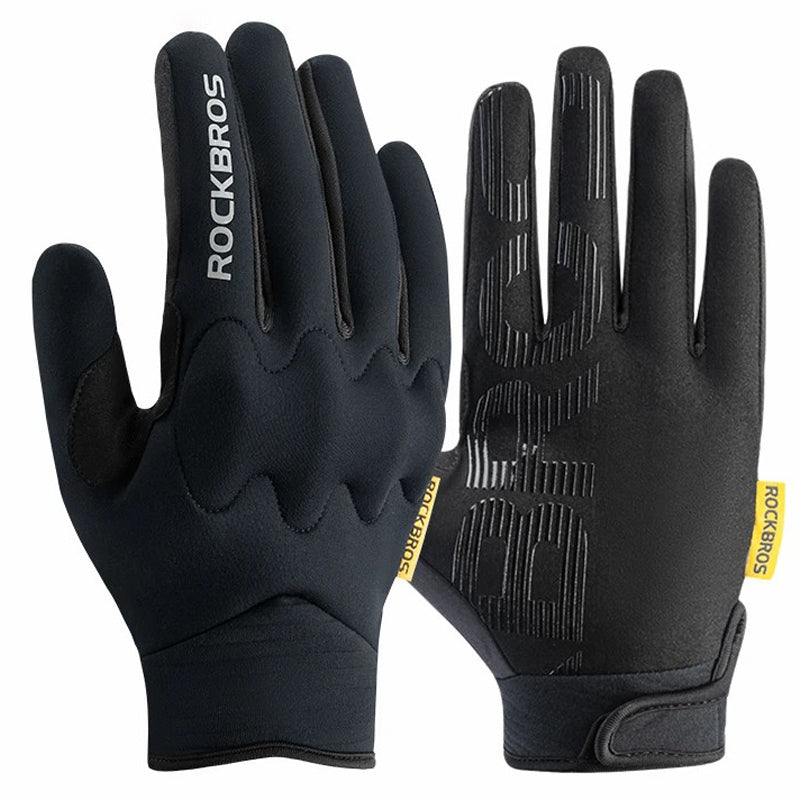 ROCKBROS MT025 1 Pair Outdoor Cycling Gloves Anti-skid Touch Screen Full Finger Gloves ROCKBROS MT025 1 Pair Outdoor Cycling Gloves Anti-skid Touch Screen Full Finger Gloves